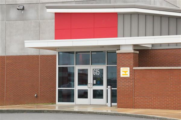 High School Storm Shelter Entrance